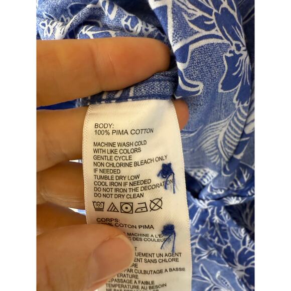 Cubs MLB x Tommy Bahama Lot of 2 Blue Tropical Baseball Button Down Shirts XXL - Picture 11 of 16